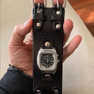 Mens Nixon Rocker Watch w a Custom Leather Strap